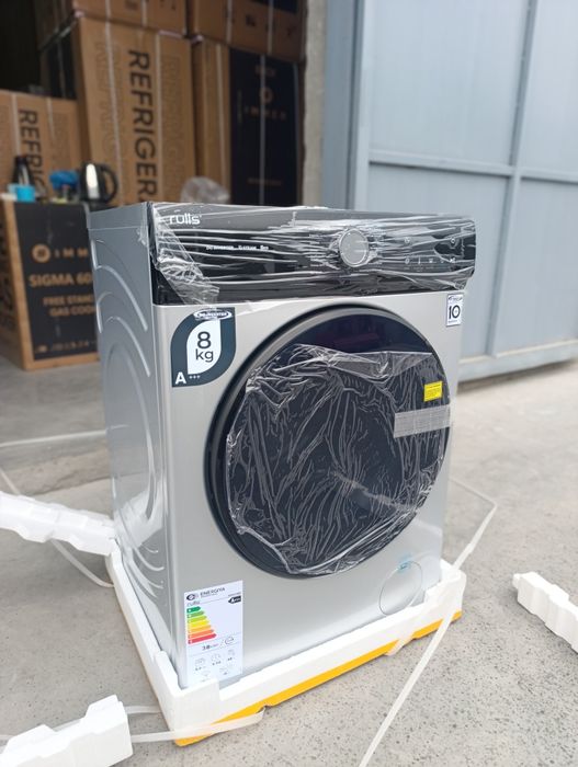 Kir yuvish mashinasi Rulls 8 kg invertor mator