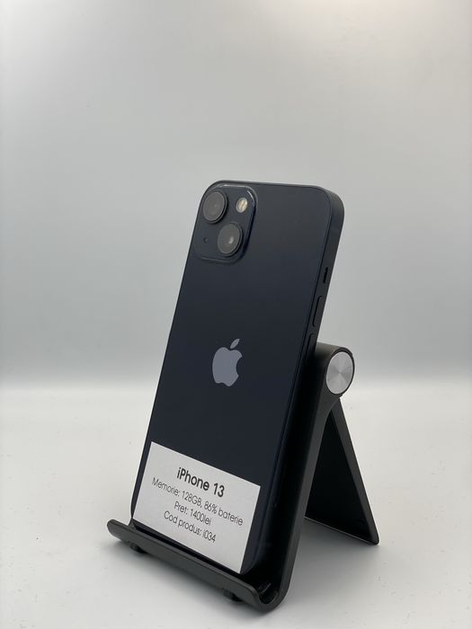 iPhone 13 - 128GB, 86% baterie, 1 an garantie