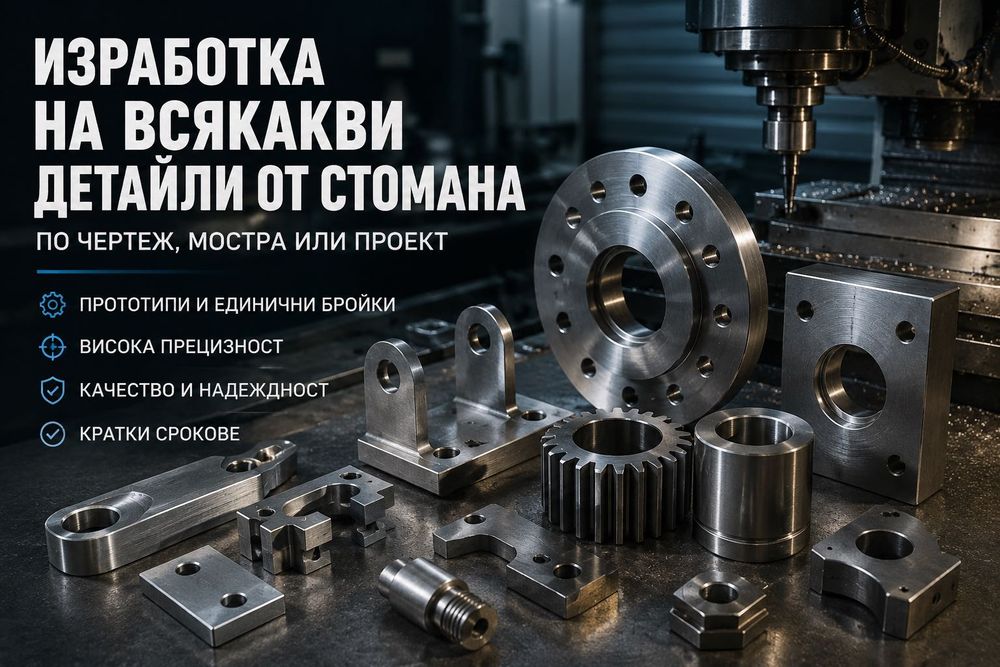 Изработка на метални детайли по чертеж