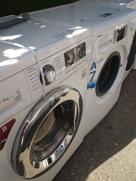Mașină de spălat rufe clasa AA frigider cu congelator înalt Gorenje Whirpool