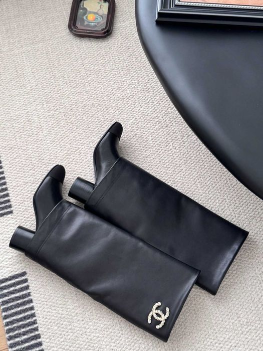 Cizme Chanel -piele naturala 100% premium prezentare completa