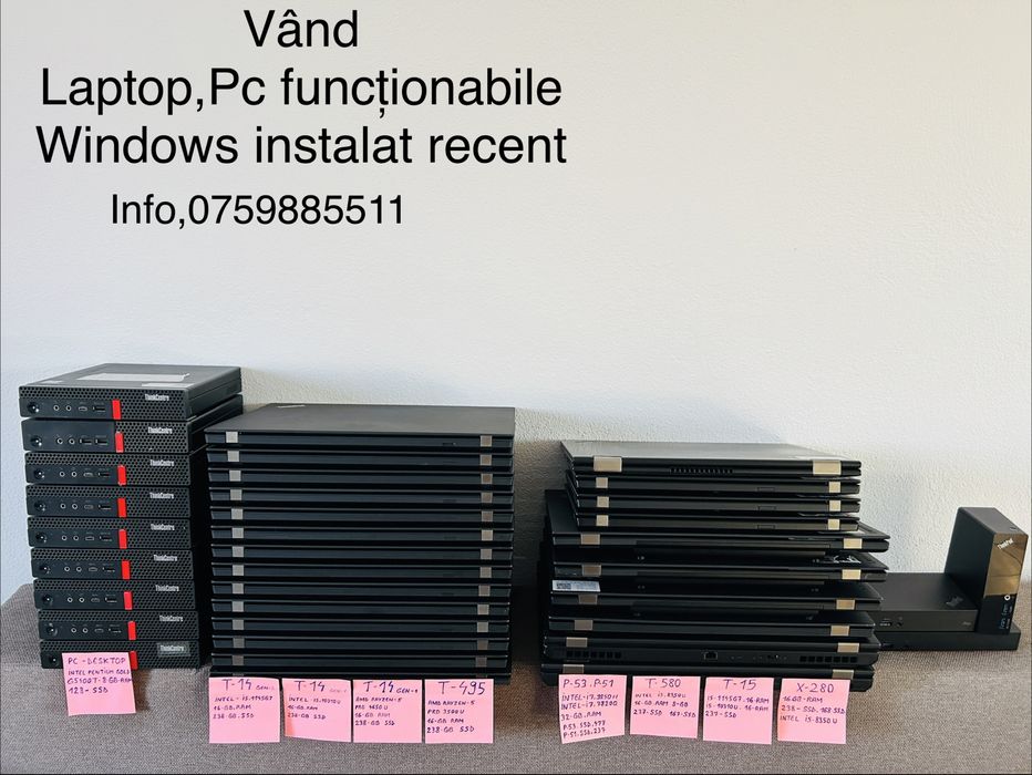 Laptop pc desktop T14 T15 T495 T580 X280 P53 P51