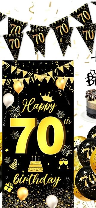 Декорация за 70  рожден ден