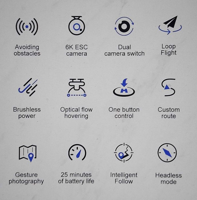 Drona S2S S-Serie, rotire 360 de grade, follow me