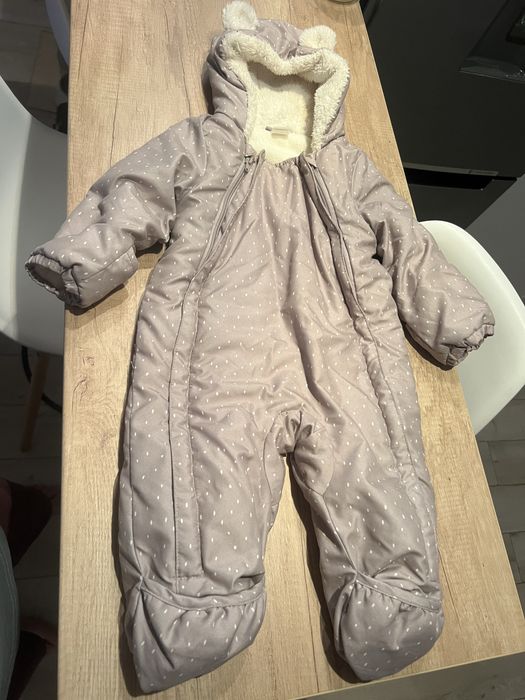 Costum salopeta vătuită bebe H&M  mărimea 68