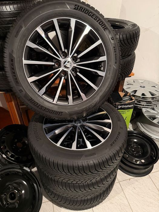Roti jante kodiaq originale 18+235.55.18 Bridgestone