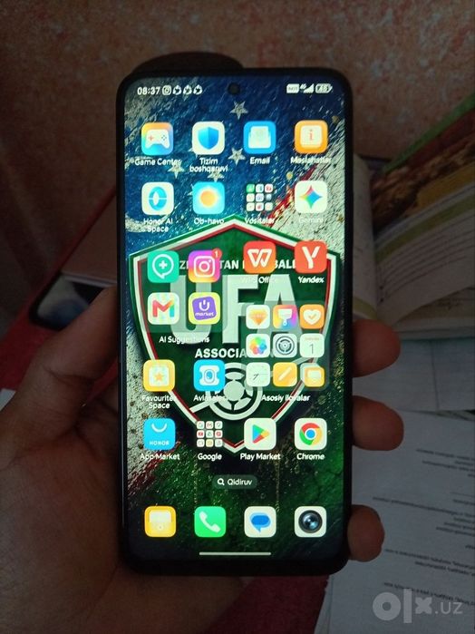 Honor x7d 6/128 qora