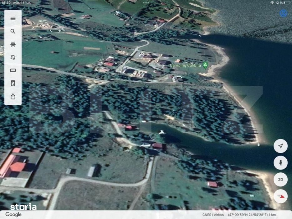Teren, 4089 mp, acces Lac Colibita