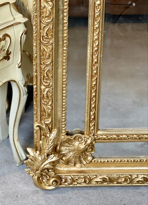 Oglindă aurie stil Baroc *** vintage / antic / vechi / retro ***