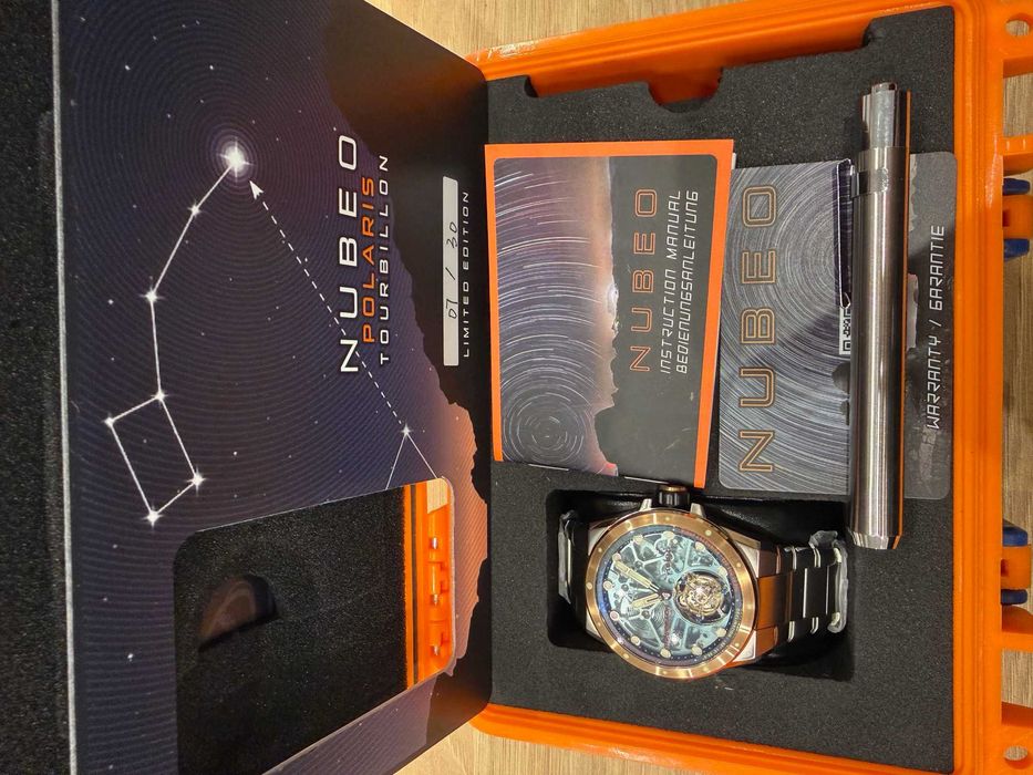 NUBEO Polaris Tourbillon – Лимитирана серия 07/30 – Skeleton