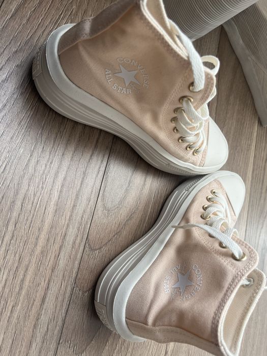 Converse  high tops високи 38 номер светло корал