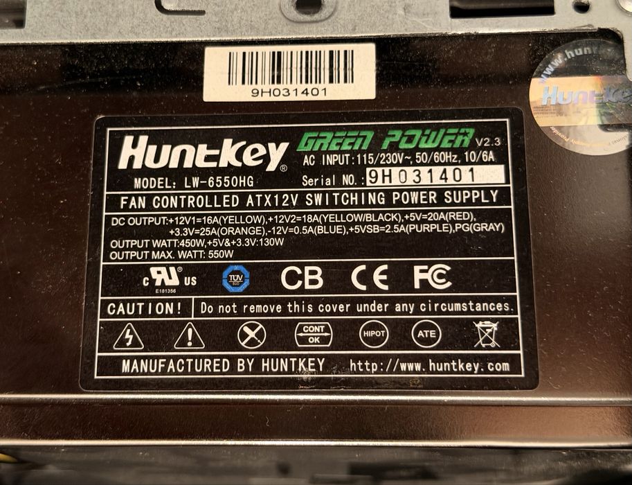 Блок питания Huntkey
