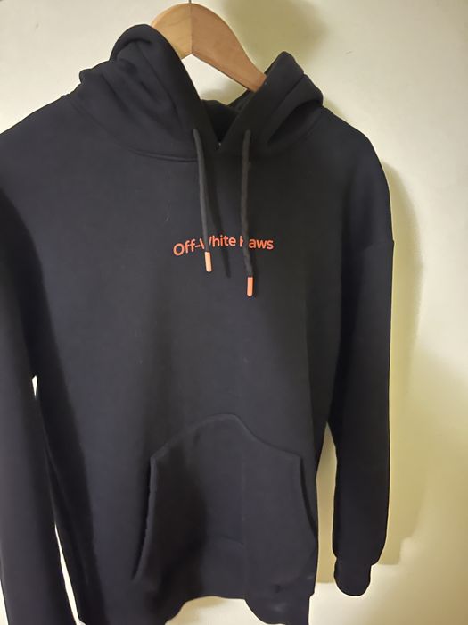 Off-white черно худи