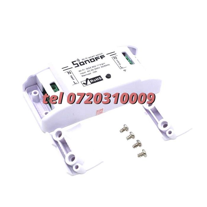 Releu Wireless Sonoff Automatizari Cu Control La Distanta Prin Telefo