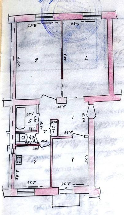 Продается 3х комнатная без ремонта Новомосковская стадион Старт