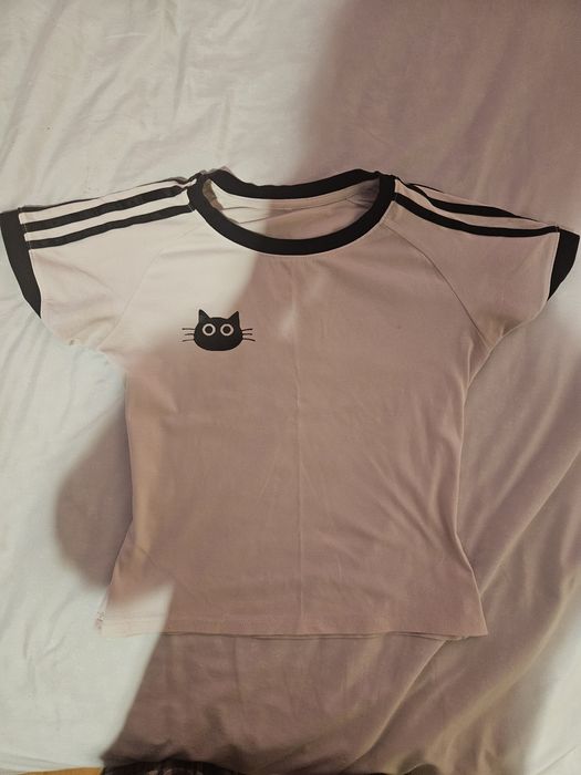 Бяла тениска за момиче