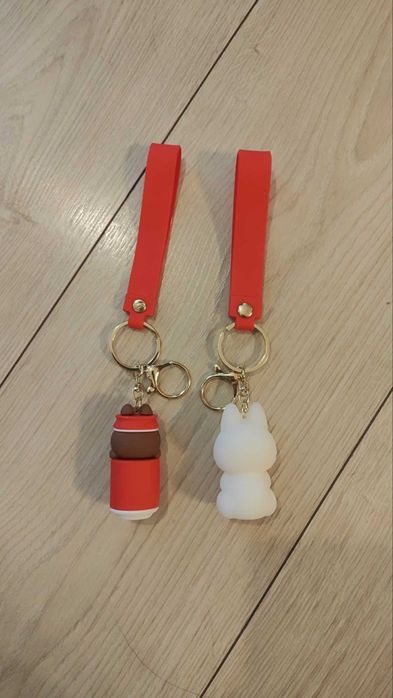 Ключодържатели на Кока Кола с Лабубу