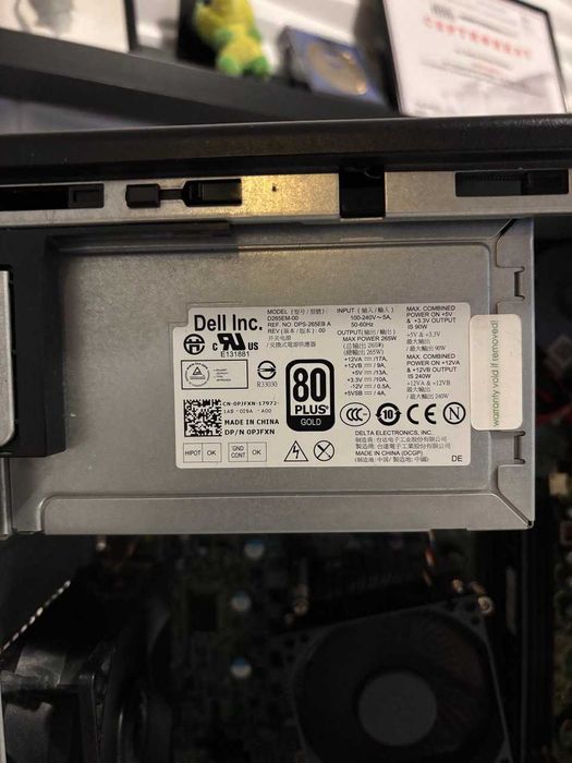 Офис компютър intel i5, R5 200, 4 Ram, 256 SSD, 500 HDD, 265W GOLD