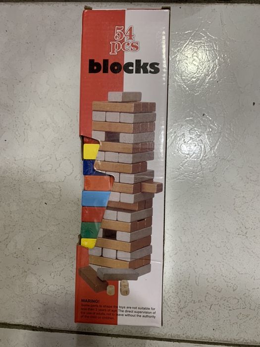 Игра Дженга, 54 брусочка (новая)