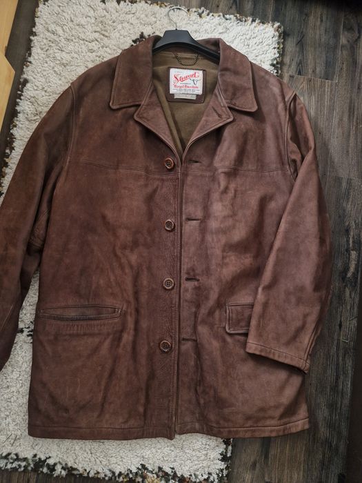 Geaca vintage Stewart piele