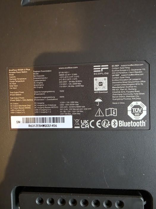 Power station ecoflow river 3plus 600W