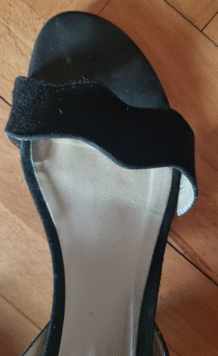 ZARA нови кожени сандали с платформа + PERLATO кожени сандали