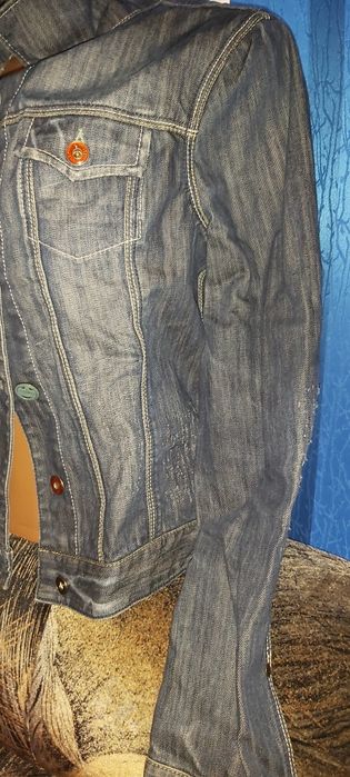 Geaca blugi+ tricou puma+ gentuta
