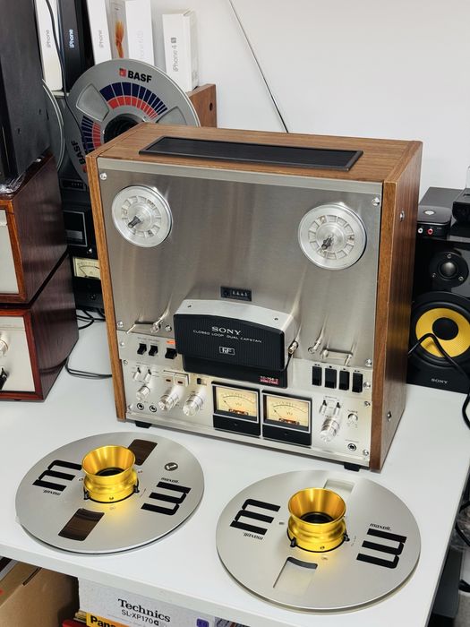Magnetofon de colecție SONY TC-756-2,bias&EQ,benzi pe 26cm,Japan