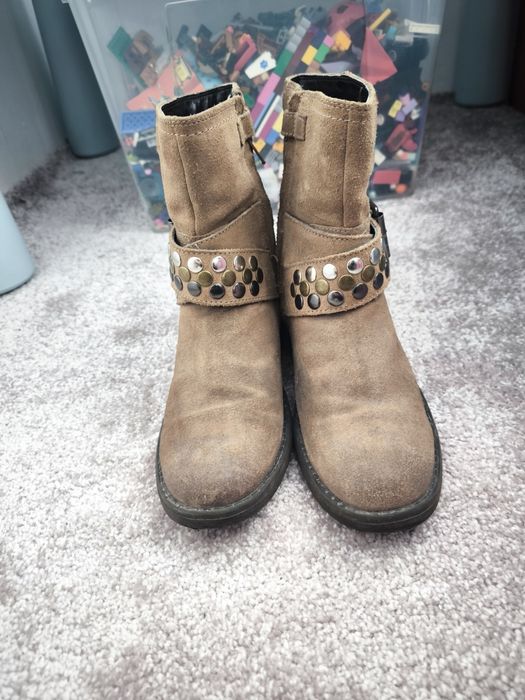 Ghete dama Geox piele întoarsă 36