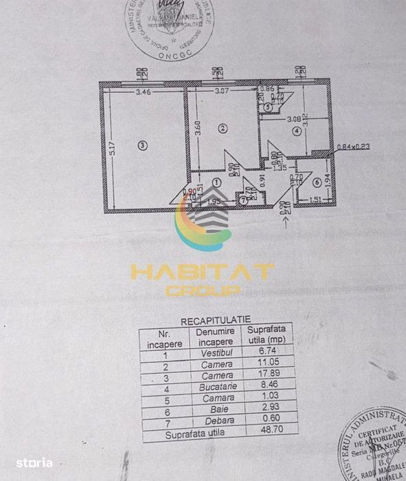 Apartament 2 camere- 49mp-  Resita