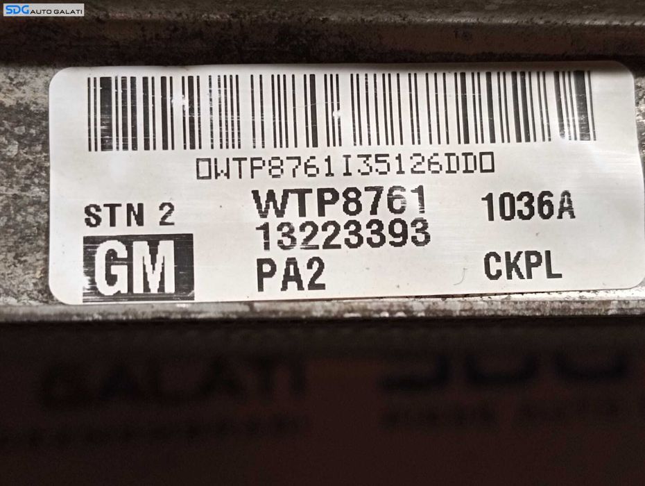 Radiator Apa Opel Astra H 1.9 CDTI Z19DTH 2004 - 2010 Cod 13223393 [M6378]