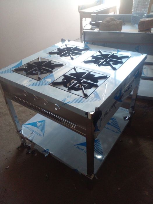 Газ плита из нержавейки поднимаем заказ