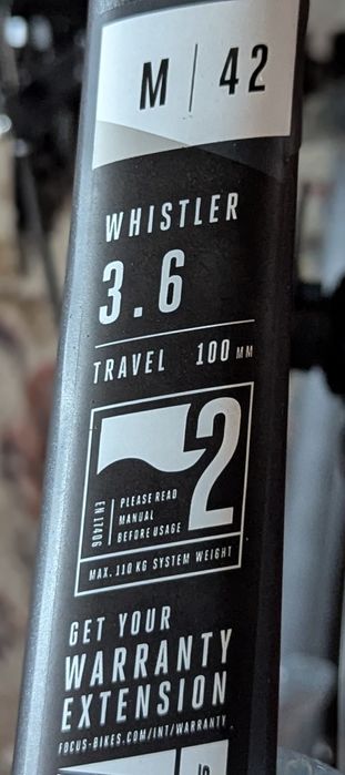 Bicicleta MTB Focus Whistler 3.6 29" roata 29 inch