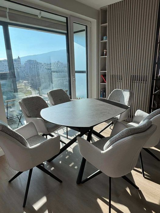 6 броя Стол Houston 2072 (Светло сив)