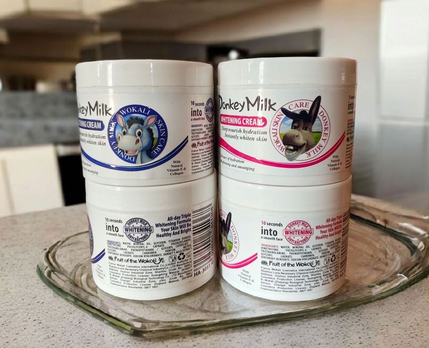 Избелващ крем за лице с магарешко мляко