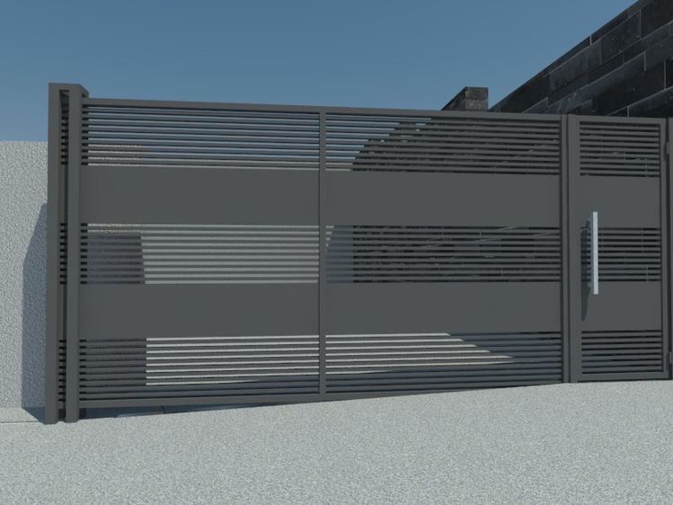 Хай тек Ворота под ключ