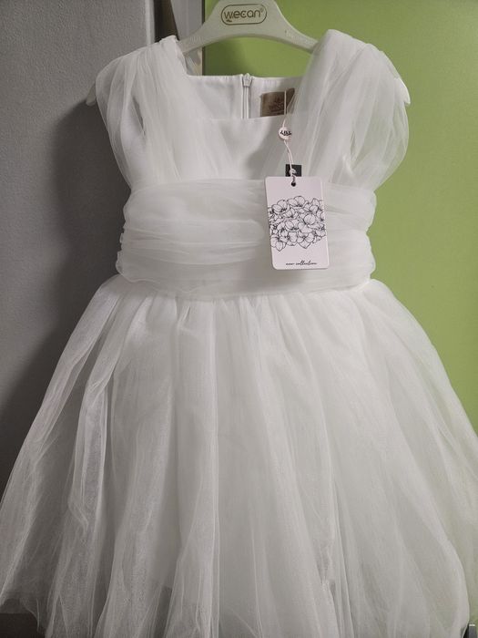 Нова официална детска детска рокля размер 5-6 години