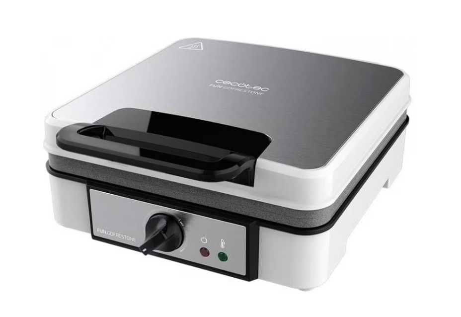 Aparat de facut vafe Cecotec Fun GofreStone 4Inox