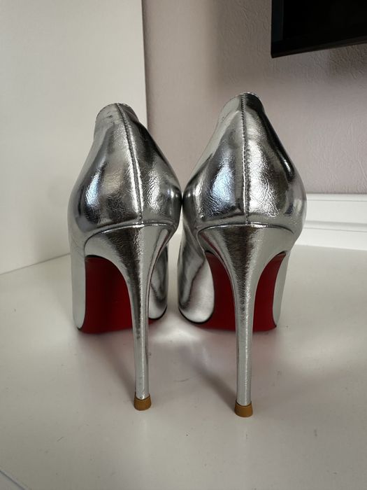 Туфли серебряные