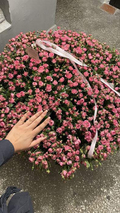 101 кустовых розы отдам за 90 к
