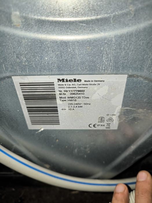 Пералня Miele, Модел WMG120 TDos