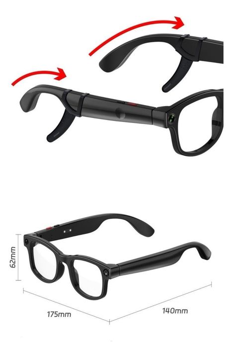 Смарт очки камера + видео.  Подарок штатив !