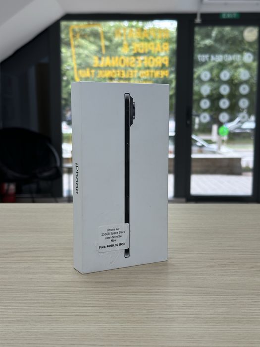 iPhone AIR 256GB Space Black- NOU- Factura & Garantie