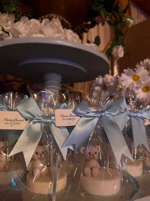 Mărturii botez ursuleț parfumate,  Handmade elegante