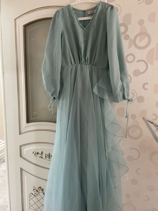 Платье бирюзовое