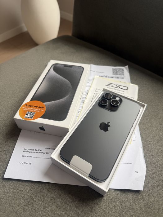 Iphone 15 Pro Max 256GB NOU, neactivat cu garantie