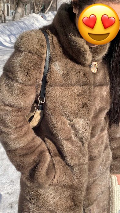 Норковая шуба-трансформер | Натуральный мех | Идеальное состояние