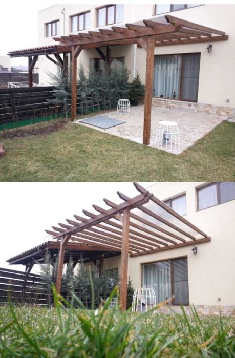 Carporturi,copertine,foisoare ,leagăne ,terase din lemn