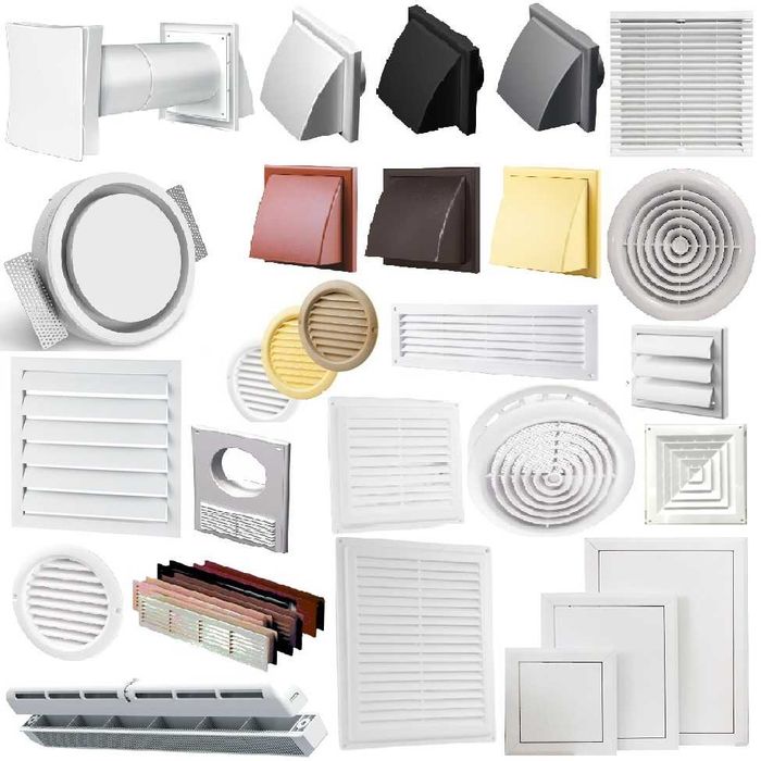 Пластиковые вентиляционные решетки ZERNBERG, VENTS, Era, Viento
