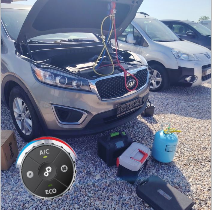 Зареждане на автоклиматици с фреон